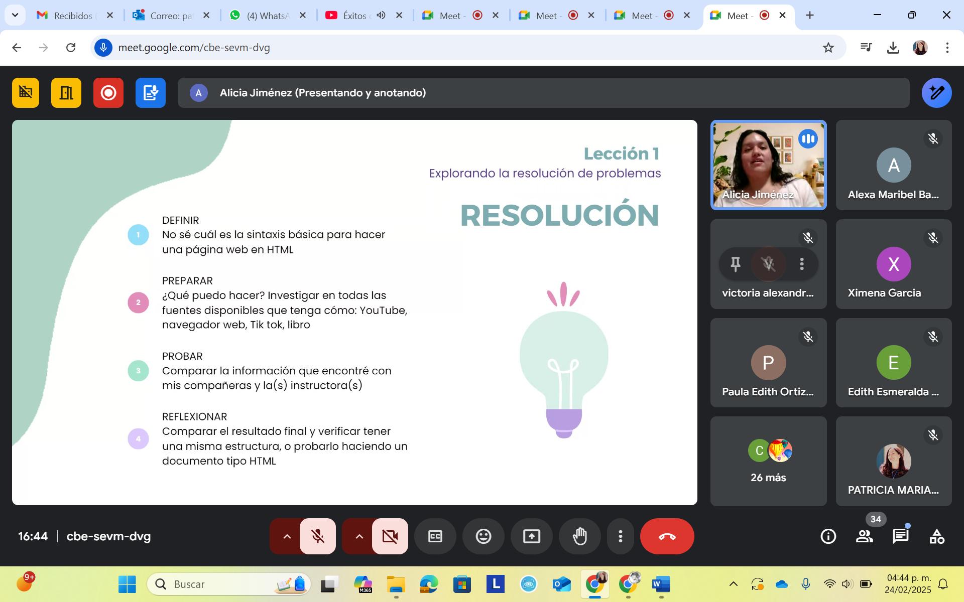 First slide